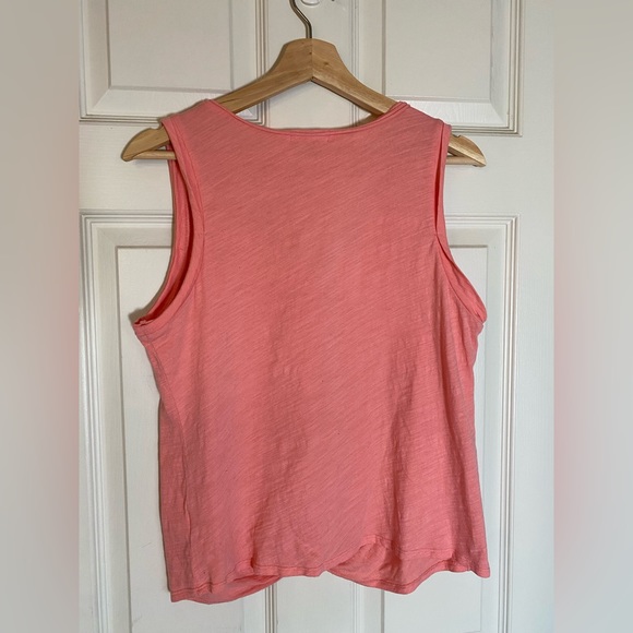 Anthropologie Bordeaux Knot Front Tank Top - L - Picture 3 of 7